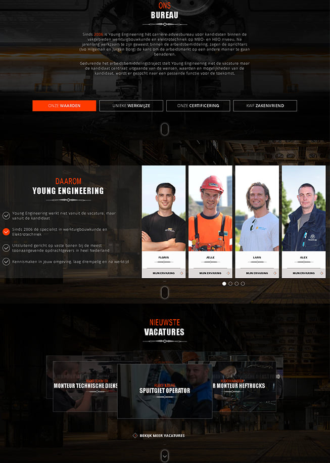Young Engineering - Vacatures design