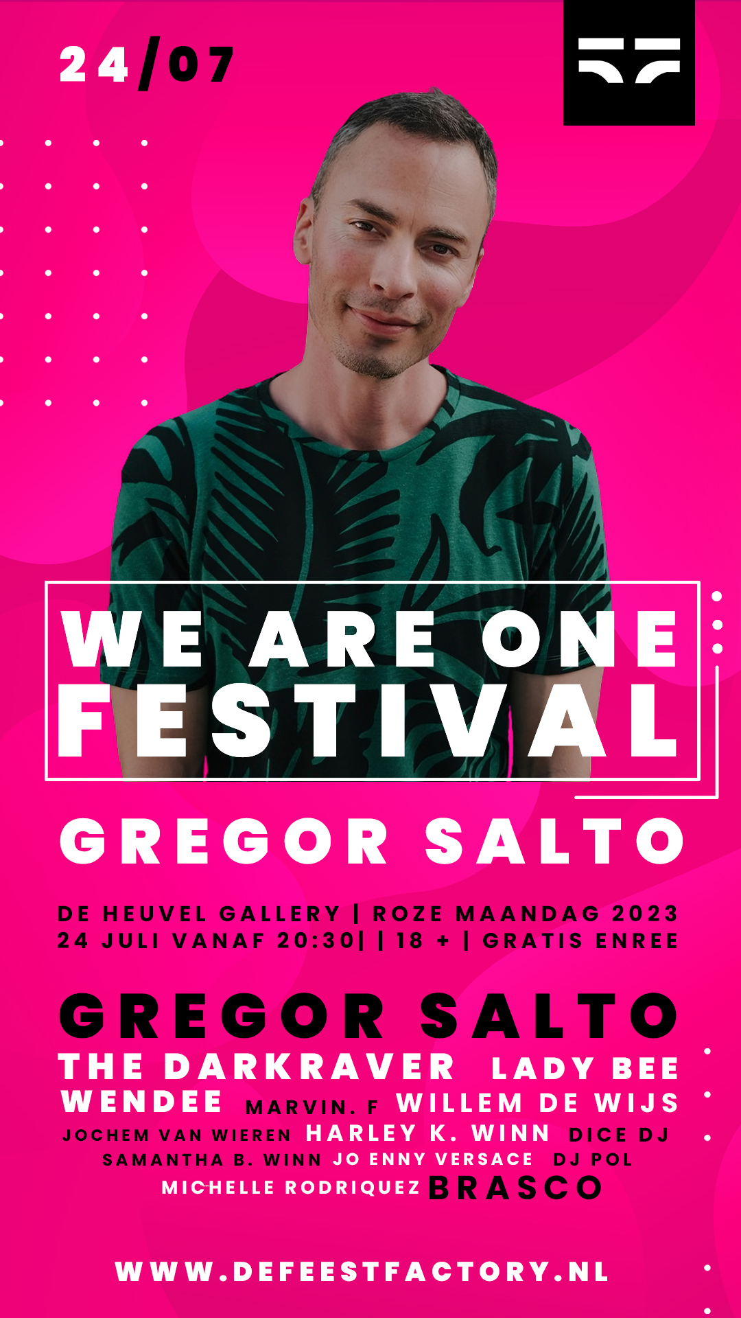 We Are One Festival banners DHG Tilburg