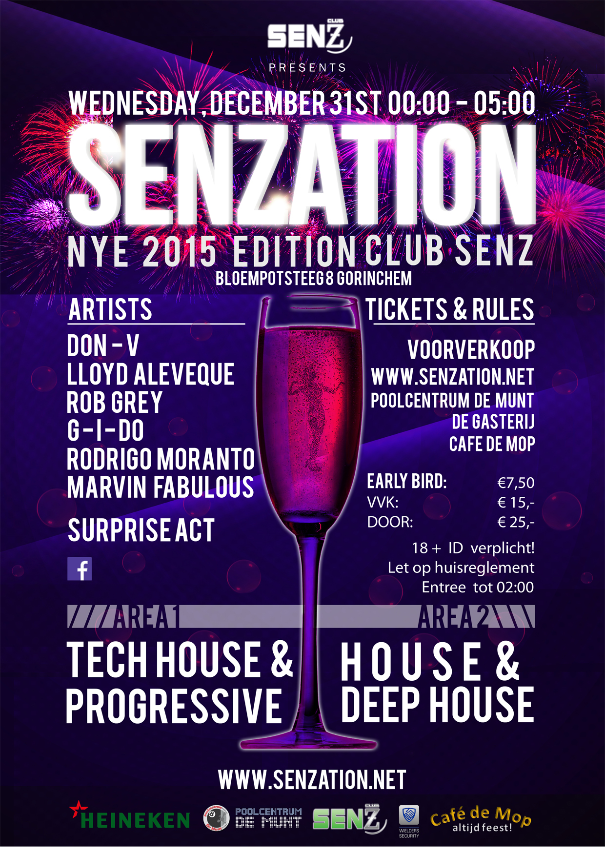 Club Senz Gorinchem NYE 2018